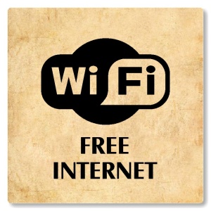 Free internet, 100x100mm, pergamen, Nevada
